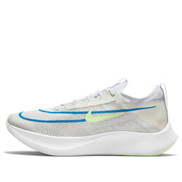 Кроссовки zoom fly 4 Nike, желтый ct2392-100 | yellow/white/blue