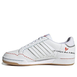 Кроссовки континентальные 80 полосок Adidas, белый gz3044 | white/blue/