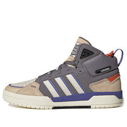 Кроссовки 100дб средний Adidas, серый gx4596 | trace grey / magic beige / purple