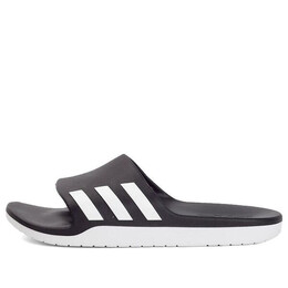 Кроссовки aqualette cf тапочки Adidas, черный aq2166 | black / white