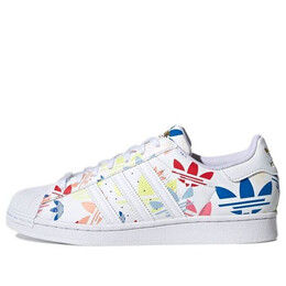 Кроссовки суперзвезда Adidas, белый h00183 | white/yellow/blue/red