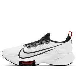 Кроссовки air zoom tempo next% flyknit Nike, белый ci9923-102 | white/black/university red