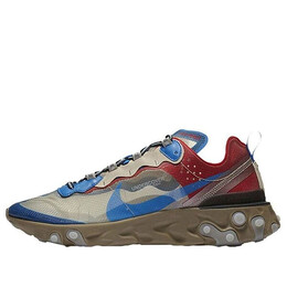 Кроссовки undercover x react element 87 Nike, синий bq2718-200 | blue/grey