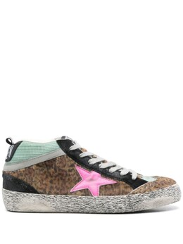 Golden Goose кеды Mid Star, коричневый gmf00123f003127 | коричневый