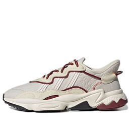 Кроссовки ozweego Adidas, белый gx8878 | white/cream/red