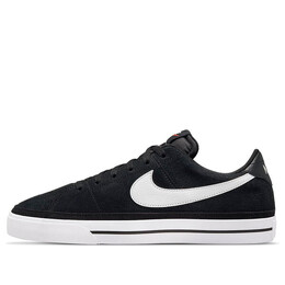Кроссовки Court Legacy Suede Nike, черный dh0956-001 | black/white
