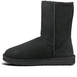 Кроссовки классические короткие ботинки зимние Ugg, черный 5800-blk | black