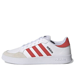 Кроссовки neo breaknet красные Adidas, белый fz1838 | white/red