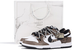 Кроссовки Nike Dunk Skateboard Shoes Men Low-Top Brown dd1391-100
