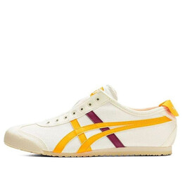 Кроссовки mexico 66 slip on Onitsuka Tiger, бежевый 1183a360-114 | cream / citrus red