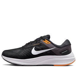 Кроссовки air zoom structure 24 Nike, черный da8535-003 | black/pure platinum/anthracite/kumquat