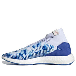 Кроссовки x pharrell x manchester united predator.1 humanrace Adidas, белый fy3502 | cloud white/real red/bold blue