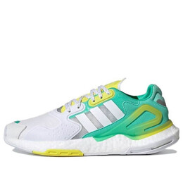 Кроссовки оригинальные дневные джоггеры Adidas, белый gw4913 | white/blue/yellow