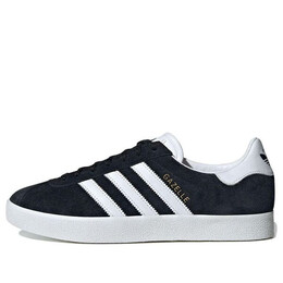 Кроссовки газель 85 Adidas, черный ie2166 | core black/cloud white/gold metallic