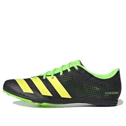 Кроссовки distancestar Adidas, черный gy8414 | core black/beam yellow f22/solar green