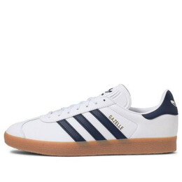 Кроссовки газель обувь Adidas, белый ig3507 | white / navy / gum