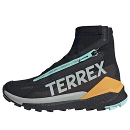 Кроссовки terrex free hiker 2 cold.rdy Adidas, черный ig0253 | core black/wonder silver/semi flash aqua