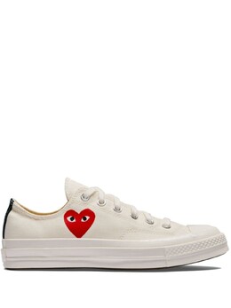 Comme des Garçons Play x Converse кеды Chuck '70 Small Red Heart, белый azk128001 | белый