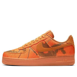 Кроссовки x realtree air force 1 low Nike, оранжевый ao2441-800 | orange blaze/wheat-gum med brown
