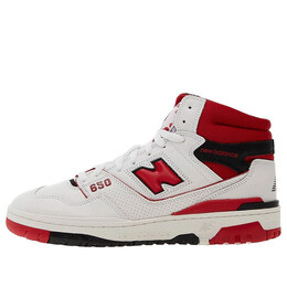 Кроссовки 650р New Balance, белый bb650rwr | white/red