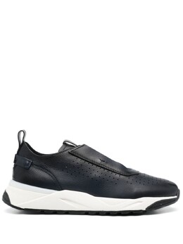 Кроссовки на шнуровке Santoni, синий mbim21694binndyeu57 | синий