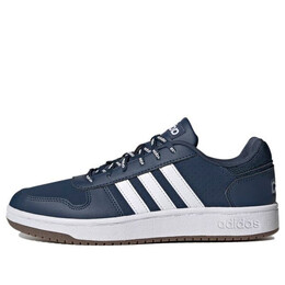 Кроссовки neo hoops 2.0 shoes Adidas, синий fy8631 | blue/white