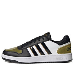 Кроссовки neo hoops 2.0 Adidas, черный h01196 | black/gold/white