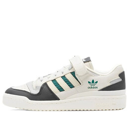 Кроссовки форум 84 низкие Adidas, белый hq6938 | white/black/green