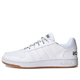 Кроссовки neo hoops 2.0 коричневые Adidas, белый fy8630 | white/brown