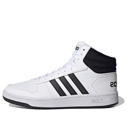 Кроссовки hoops 2.0 средние Adidas, белый fy8617 | white/black