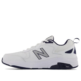Кроссовки 857 New Balance, белый mx857wn3 | white/navy blue