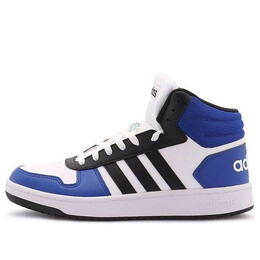 Кроссовки neo hoops 2.0 средние Adidas, белый g55053 | white/blue/black