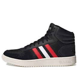 Кроссовки neo hoops 2.0 средние Adidas, черный fy5198 | black/red/white