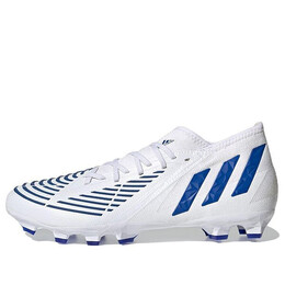 Кроссовки Predator Edge.2 мг Adidas, белый gw6146 | footwear white/high resolution blue/footwear white