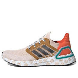 Кроссовки ультра буст 20 Adidas, коричневый fx8888 | brown/orange