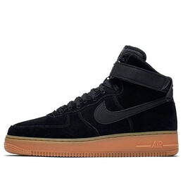 Кроссовки air force 1 high 07 lv8 замша Nike, черный aa1118-001 | black gum