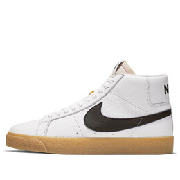 Кроссовки блейзер средний sb Nike, белый cd2569-100 | white/black