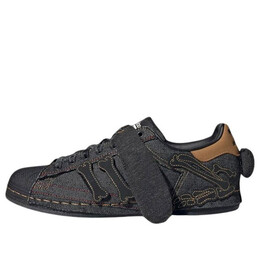 Кроссовки оригиналы суперзвезда x тающая грусть Adidas, черный ig9632 | core black/brown/core black