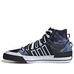 Кроссовки оригинальные nizza hi dl Adidas, синий gv9917 | blue/white