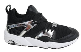 Мужские черные кроссовки Trinomial Flame from Glory с эффектом металлик Puma, черный 4002578 | schwarz