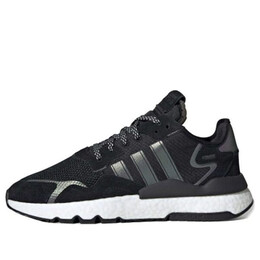 Кроссовки оригинальные nite jogger Adidas, черный fu6844 | black/white