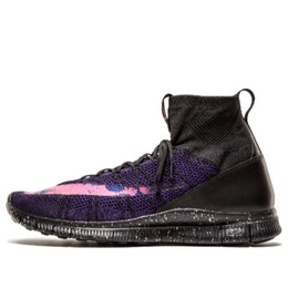 Кроссовки Nike Flyknit Mercurial cr7, черный 805554-002 | black/purple