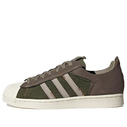 Кроссовки суперзвезда обувь холст Adidas, коричневый gy0010 | brown