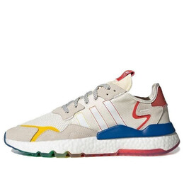 Кроссовки оригинальные nite jogger Adidas, белый fy3235 | white/multi-color