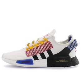 Кроссовки nmd_r1 v2 Adidas, белый fz4825 | white/yellow/blue/black
