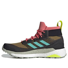 Кроссовки terrex free hiker gtx Adidas, желтый fz2506 | yellow/brown/pink/black