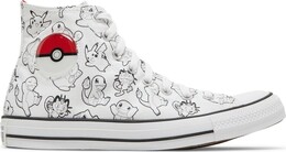 Кроссовки Converse Pokemon x Chuck Taylor All Star High Poke Ball, белый a01651c | white