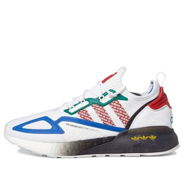 Кроссовки оригинал zx 2k boost Adidas, белый fz4839 | white/blue/green/red