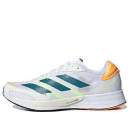 Кроссовки adizero adios 6 Adidas, белый gy0894 | white/orange/blue