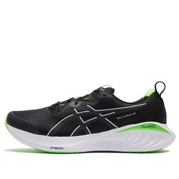 Кроссовки гелевые cumulus 25 lite show Asics, черный 1011b752-001 | black / pure silver / green